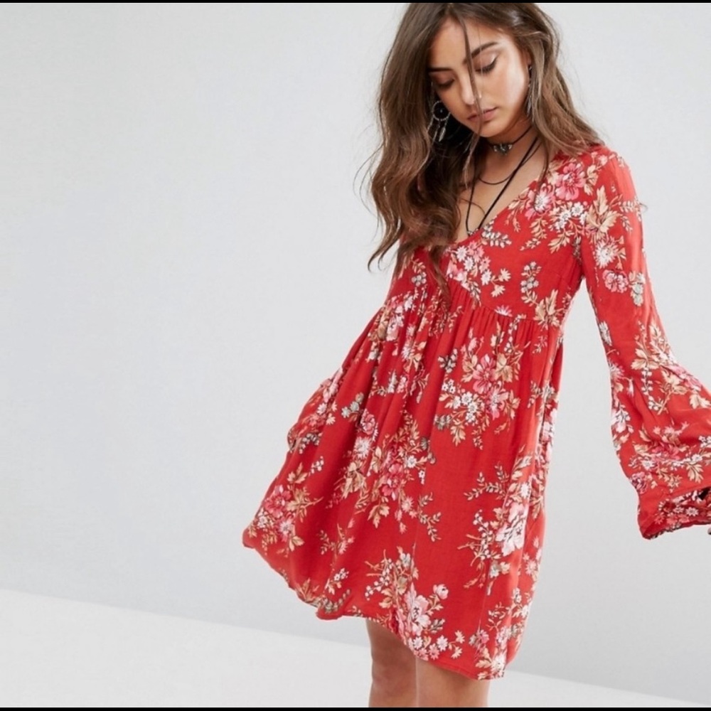 Denim & Supply Floral Babydoll dress